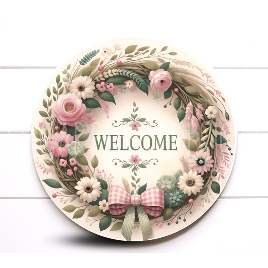 Wreath Sign, Home Sweet Home Floral Wreath Sign, Everyday Wreath Signs, Sugar Pepper Designs, Sign For Wreath, Door Decor