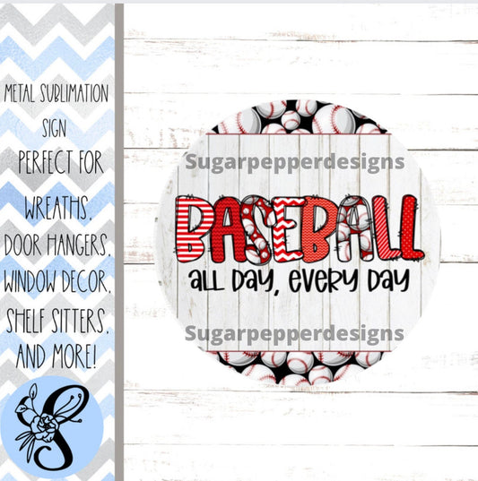 Wreath Sign, Baseball Wreath Sign, summer Wreath Sign, Sugar Pepper Designs Sign For Wreath Door Decor