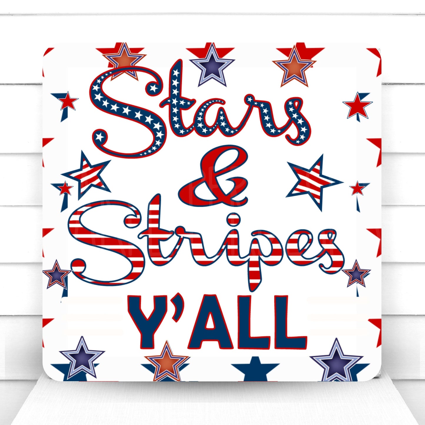 Wreath Sign, Sweet Land of Liberty Patriotic Wreath Sign, 4th of July Wreath Sign, Sugar Pepper Designs, Sign For Wreath, Door Decor