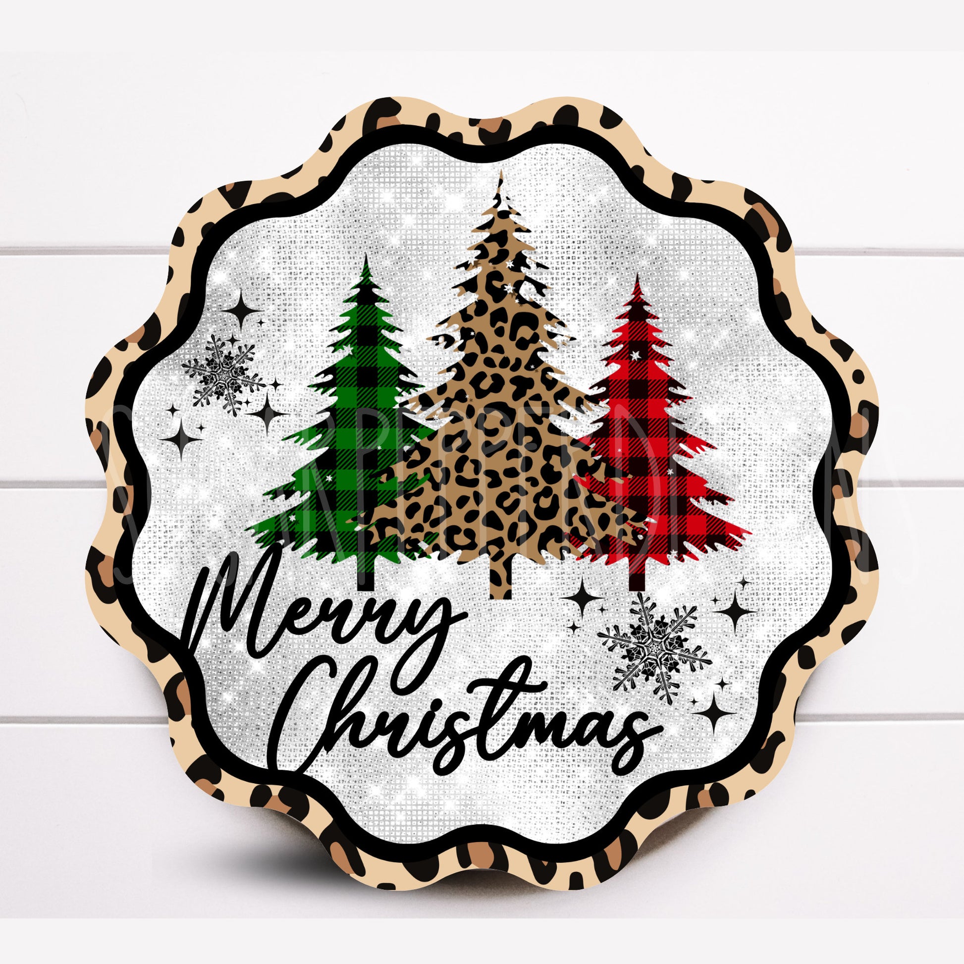 Wreath Sign, Merry Christmas Wreath Sign, Buffalo Plaid Christmas Wreath Sign, Sugar Pepper Designs, Sign For Wreath