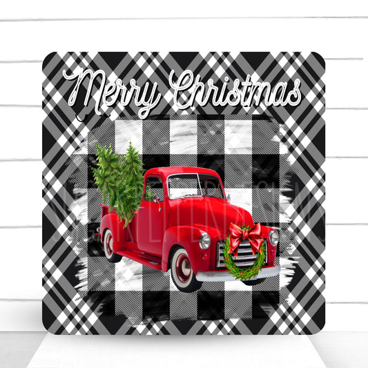 Wreath Sign, Christmas Truck Wreath Sign, Sugar Pepper Designs, Sign For Wreath, Door Decor