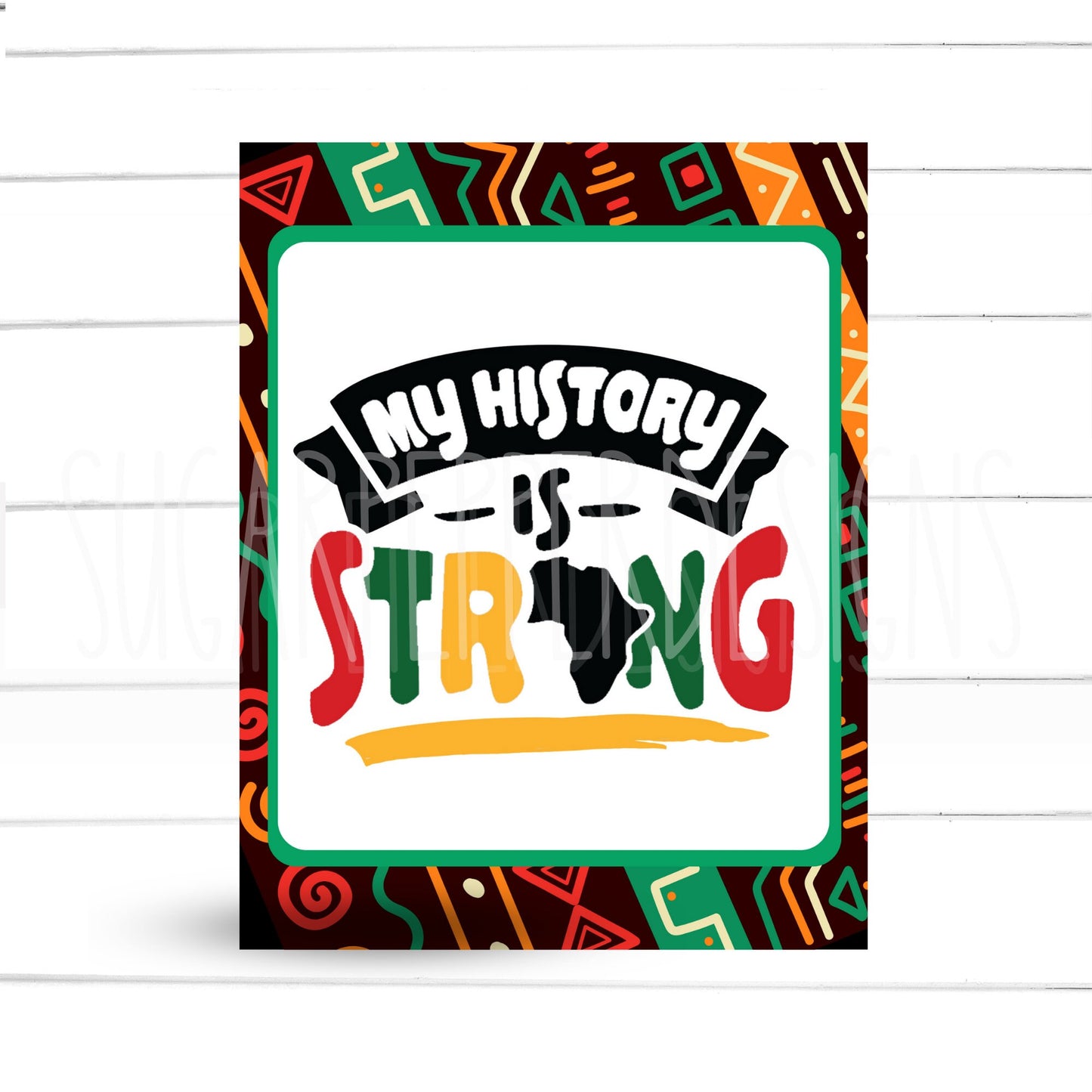 Wreath Sign, My History Is Strong Wreath Sign, Metal Wreath Sign, Black History, Sugar Pepper Designs, Wreath Embellishment