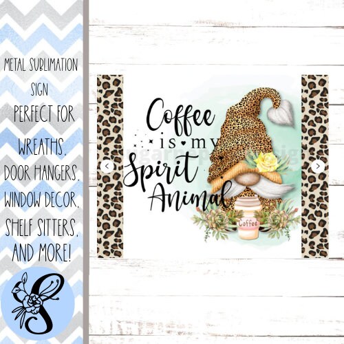 Wreath Sign, Coffee Wreath Sign, Gnome Wreath Sign, Sugar Pepper Designs, Sign For Wreath, Door Decor