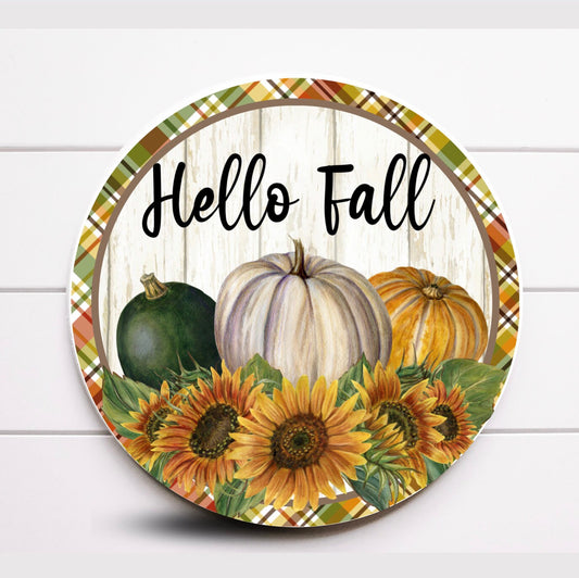 Wreath Sign, Fall Metal Wreath Sign, Pumpkin Wreath Sign, Sugar Pepper Designs, Sign For Wreath, Fall Supplies and decor