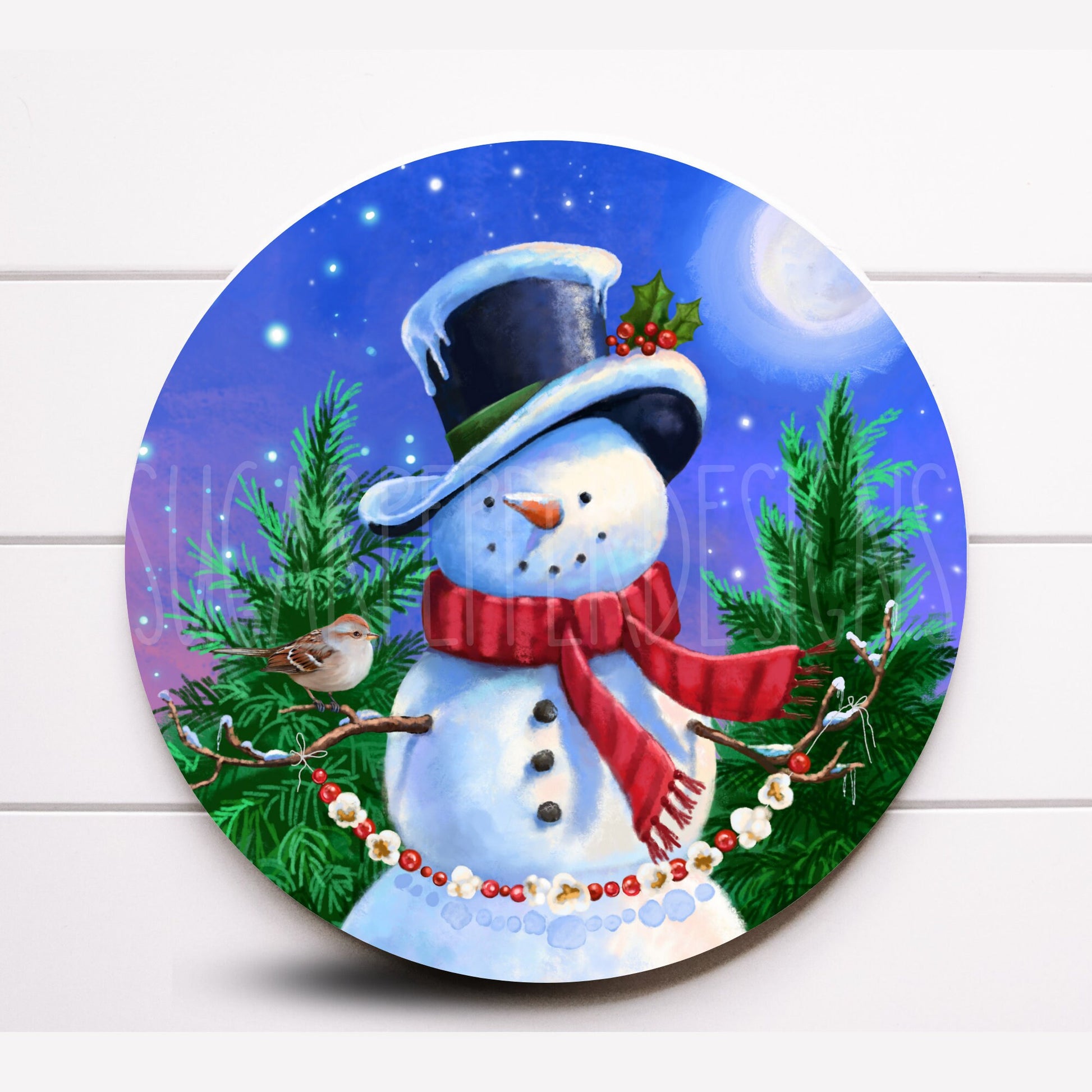 Snowman Winter Wreath Sign, Snowman Themed Supplies, Wreath Sign, Sugar Pepper Designs, Signs For Wreaths, Door Decor