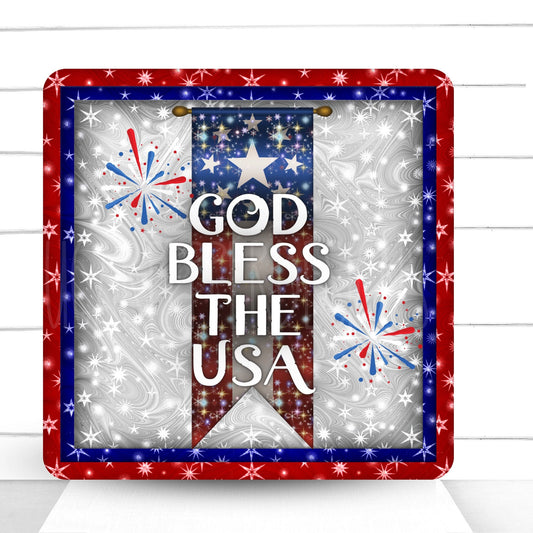 Stand For The Flag Kneel For The Cross Patriotic Wreath Sign, Summer Wreath Sign, Sugar Pepper Designs, Door Decor, Sign For Wreath